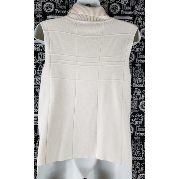 Christopher & Banks Turtle Neck Sleeveless Sweater - Picture 5 of 6